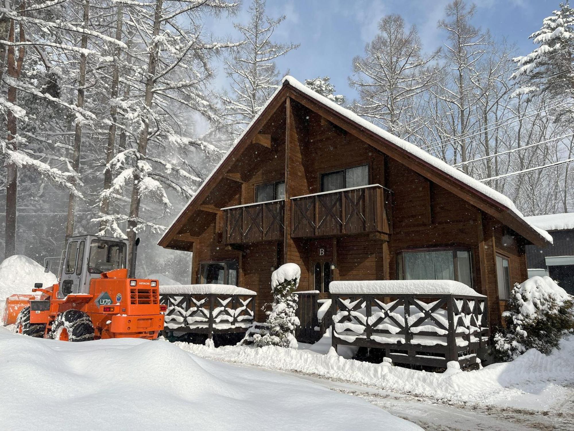 Log Cottage Epoch Hakuba Bagian luar foto