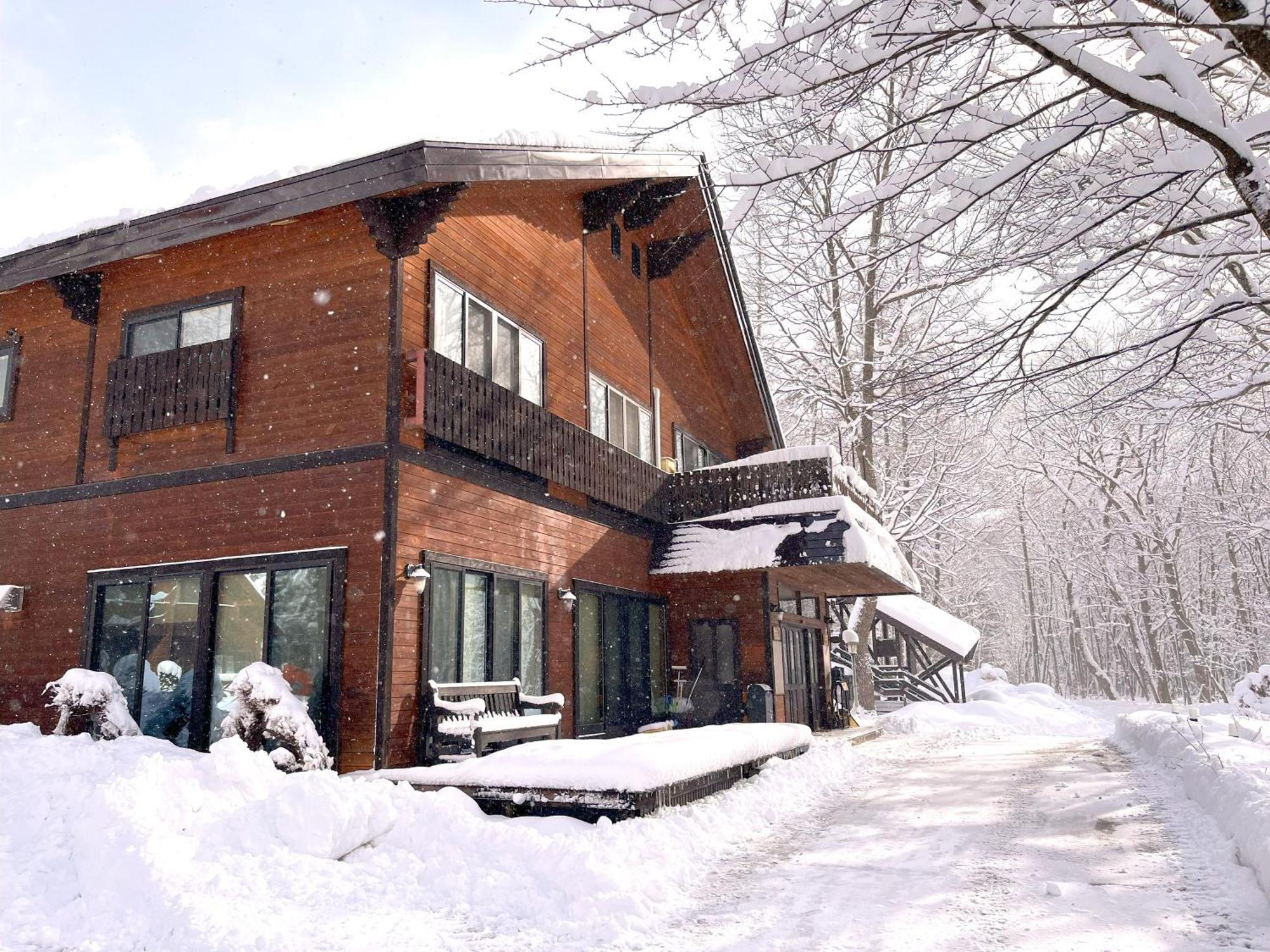 Log Cottage Epoch Hakuba Bagian luar foto