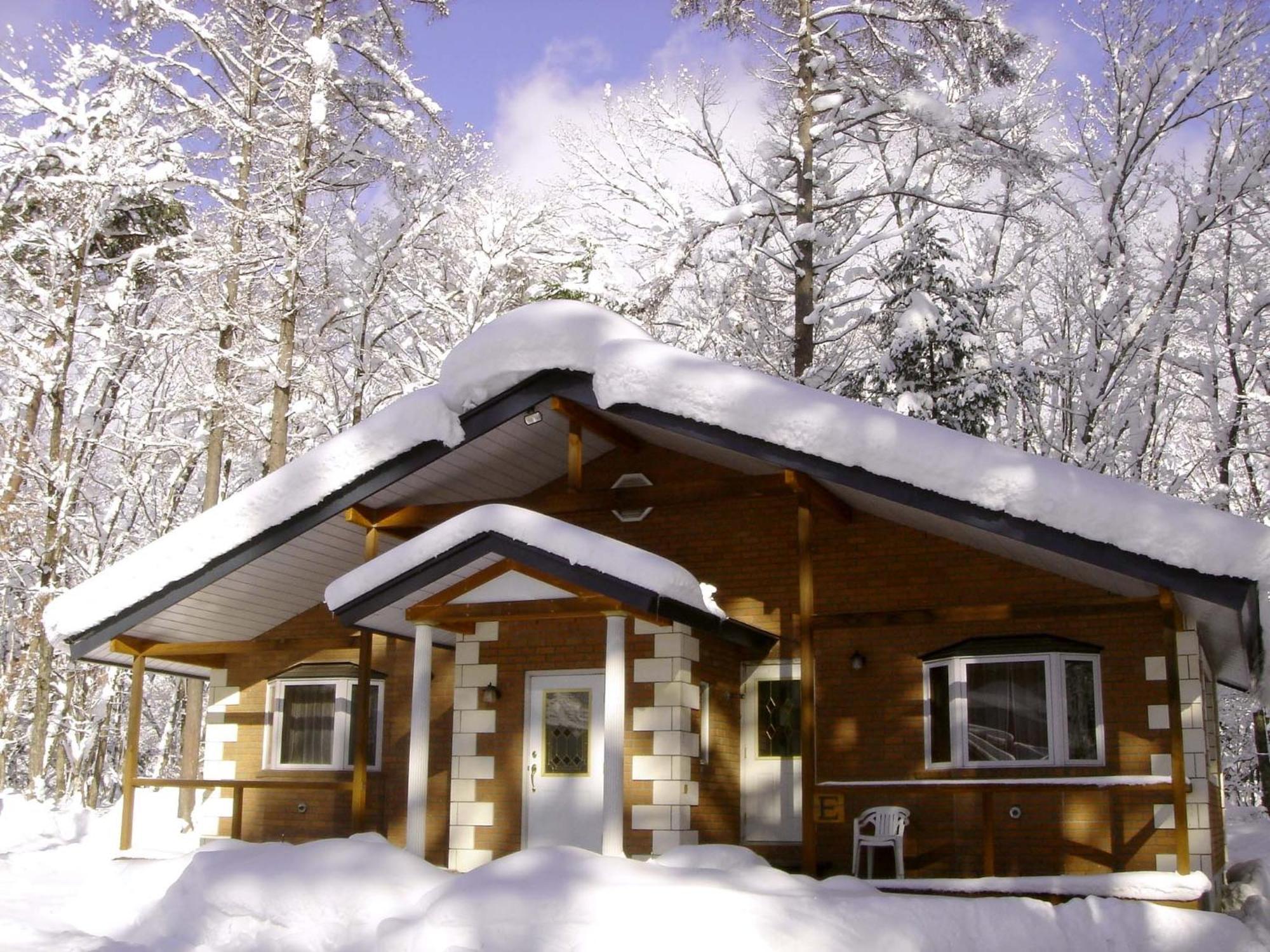 Log Cottage Epoch Hakuba Bagian luar foto